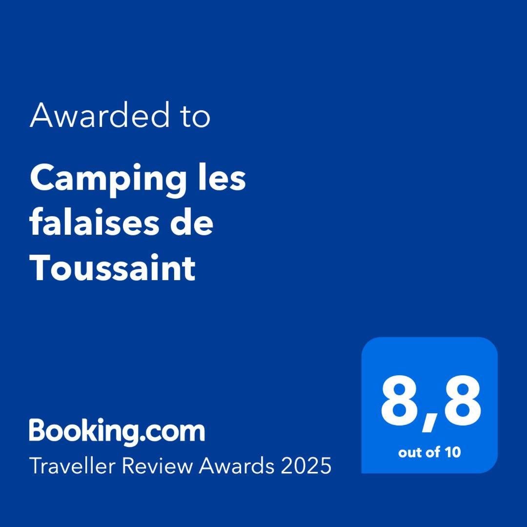 Camping Les Falaises De Toussaint Экстерьер фото